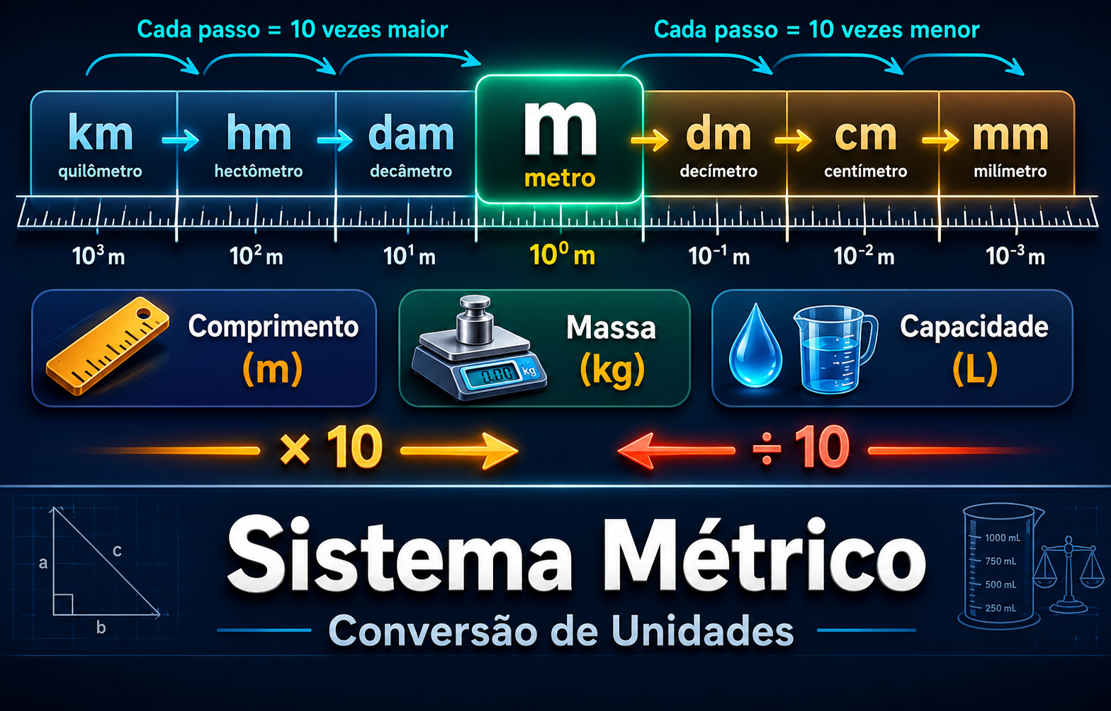Sistema Métrico e Unidades