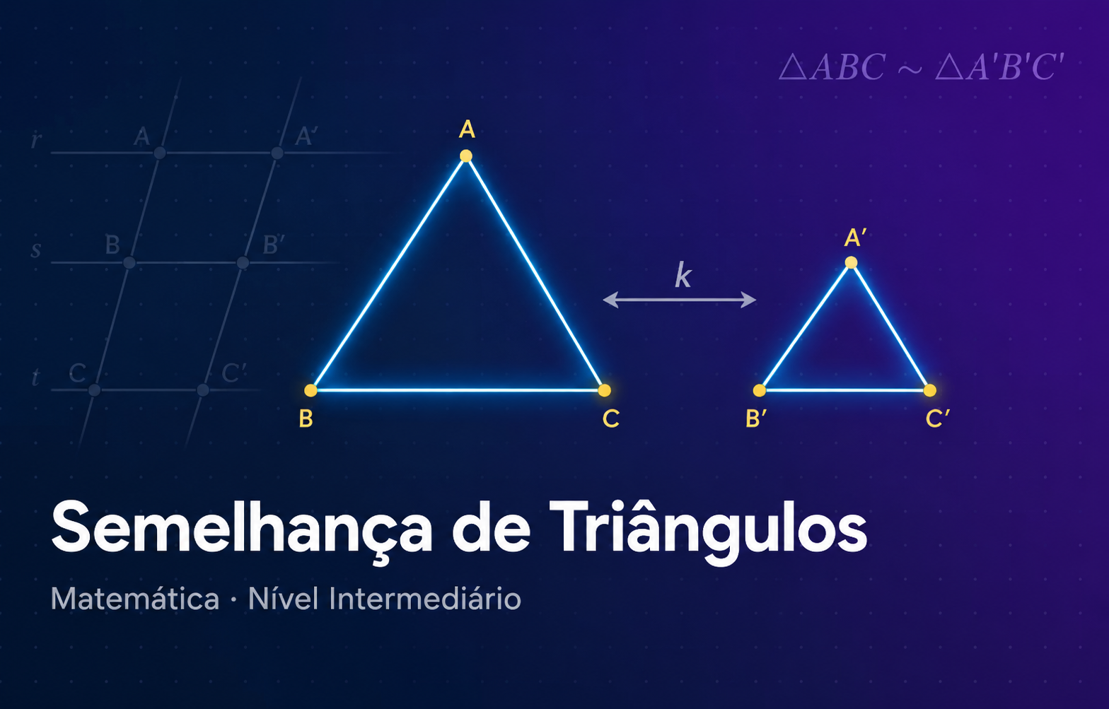 Semelhança de Triângulos
